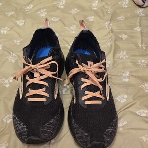 Brooks Black and Tan Running Shoes